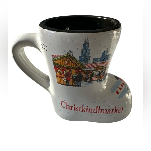 Christkindlmarket 2019 Chicago BOOT Mug Christkindl Christmas Market Ceramic - Picture 1 of 4